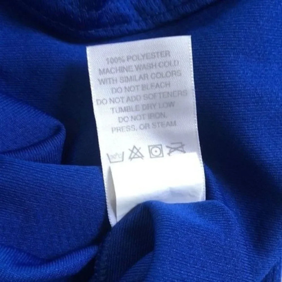 Royal Blue 2 Button Baseball Jersey Sport Athletic T-Shirt - Picture 9 of 12